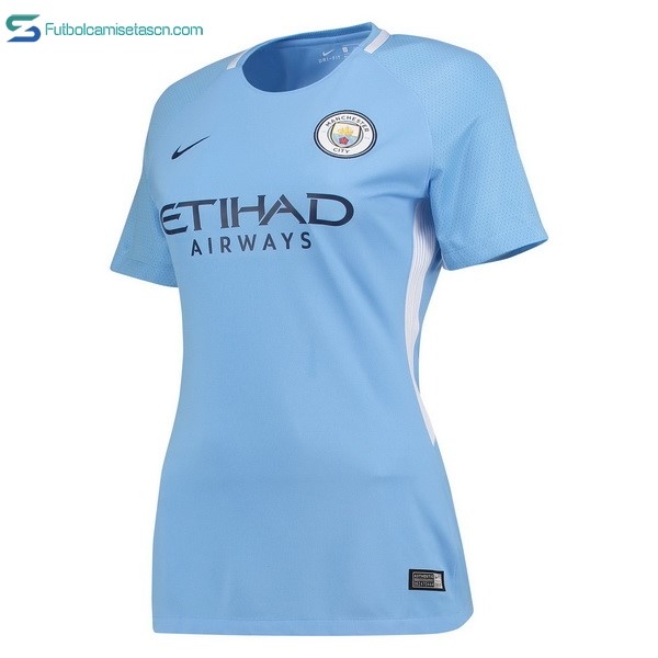 Camiseta Manchester City Mujer 1ª 2017/18